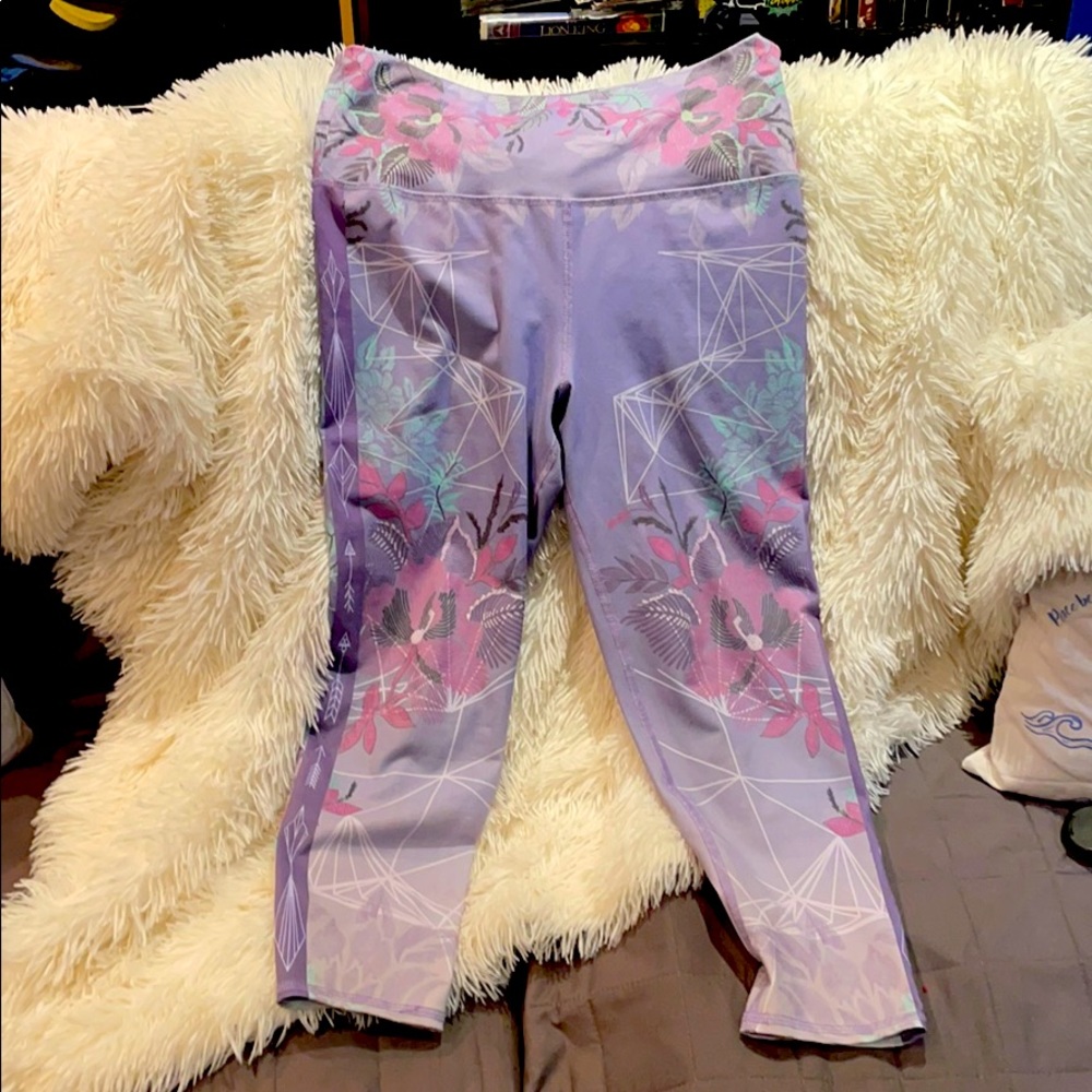 Evolution and Creation Floral yoga pant